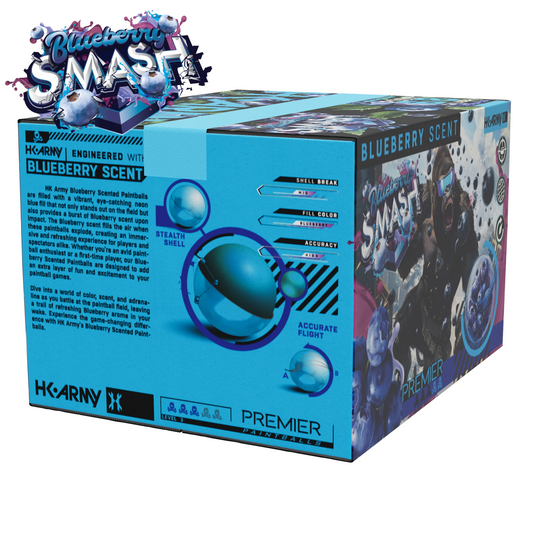 HK Army Blueberry Smash Premier Paintballs (.68 Caliber)