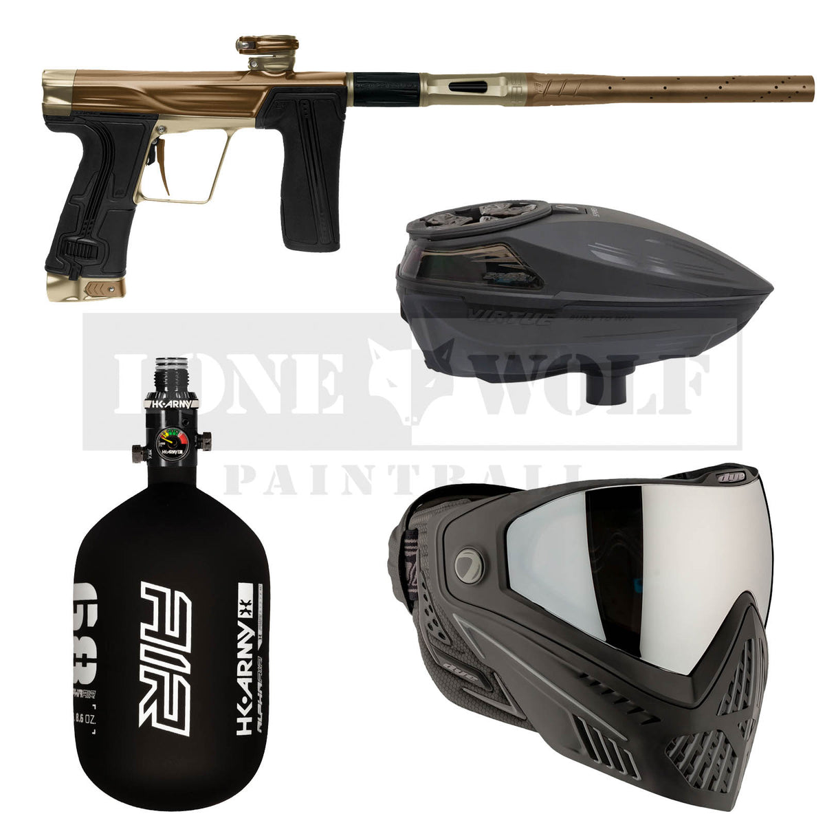 Planet Eclipse Geo R5 Tournament Paintball Gun Package – Lone Wolf