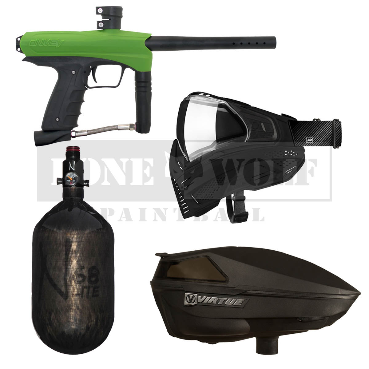 GOG eNMEy Mechanical Tournament Package Lone Wolf Paintball