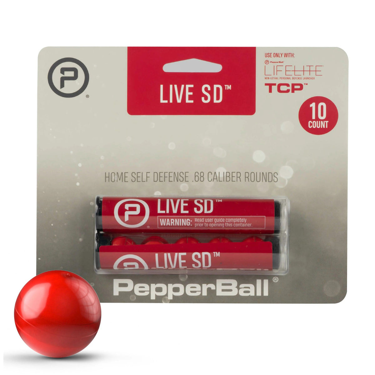 PepperBall Live SD Projectiles 10 Rounds Lone Wolf Paintball