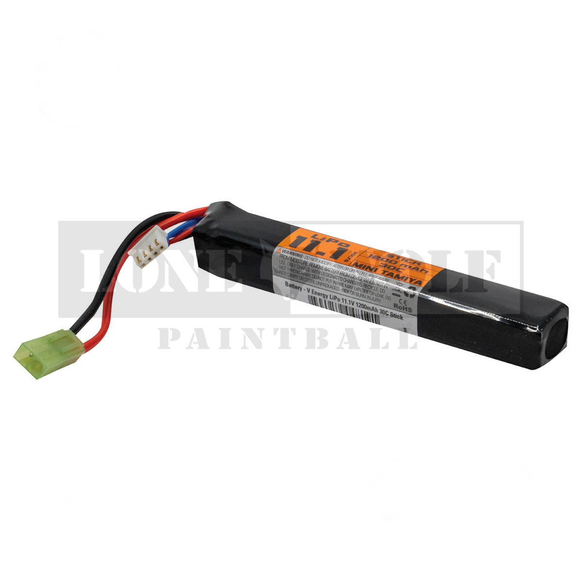 Batterie Airsoft bâton Valken LiPo 11.1v 1200mAh 30C – Lone Wolf Paintball