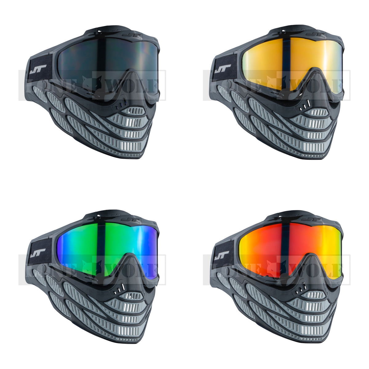 JT Flex 8 - Black / Grey – Lone Wolf Paintball