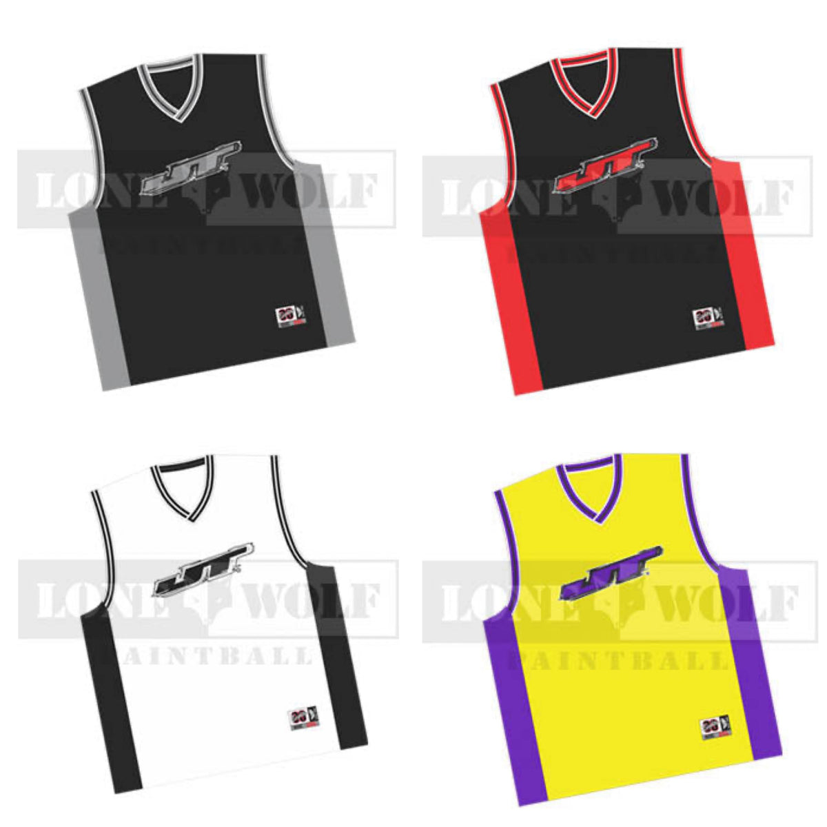 JT Basketball Jersey Lone Wolf Paintball