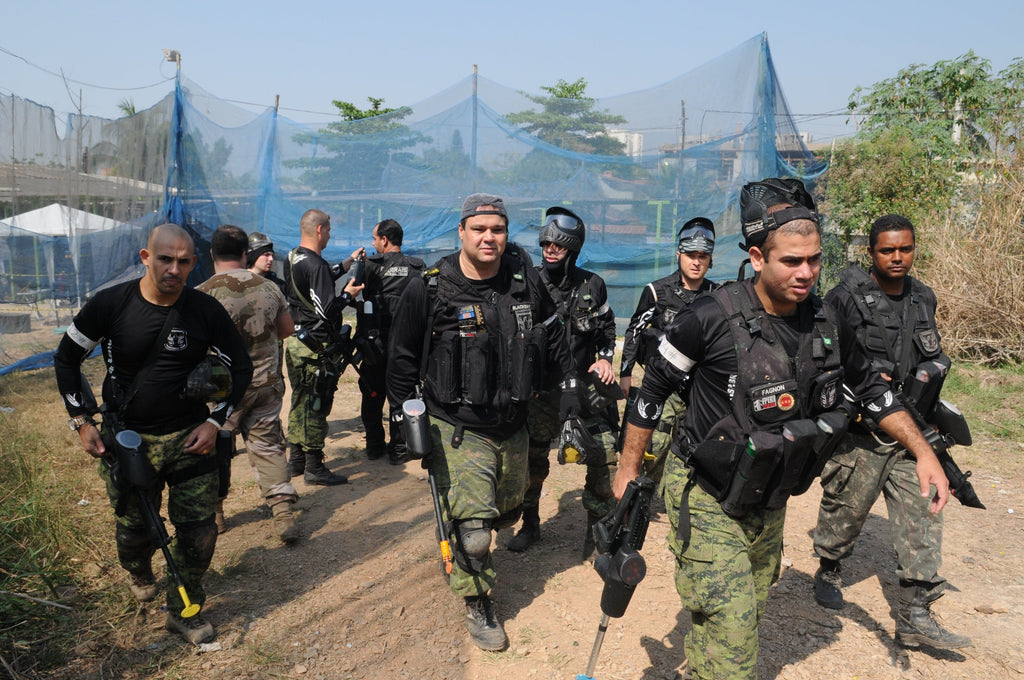 Genouillères Inversées Paintball - Taille Small - Occasion