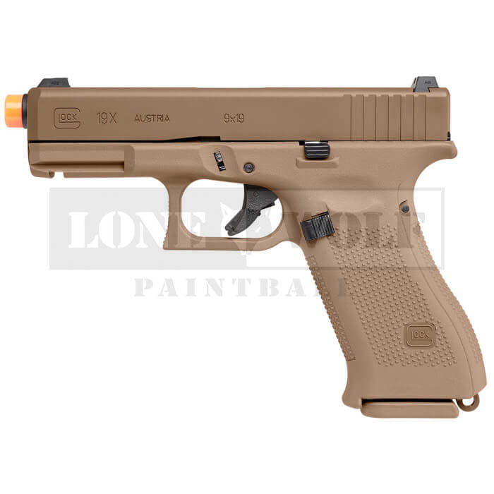 Pistolet Airsoft à gaz Umarex Glock G19X – Lone Wolf Paintball