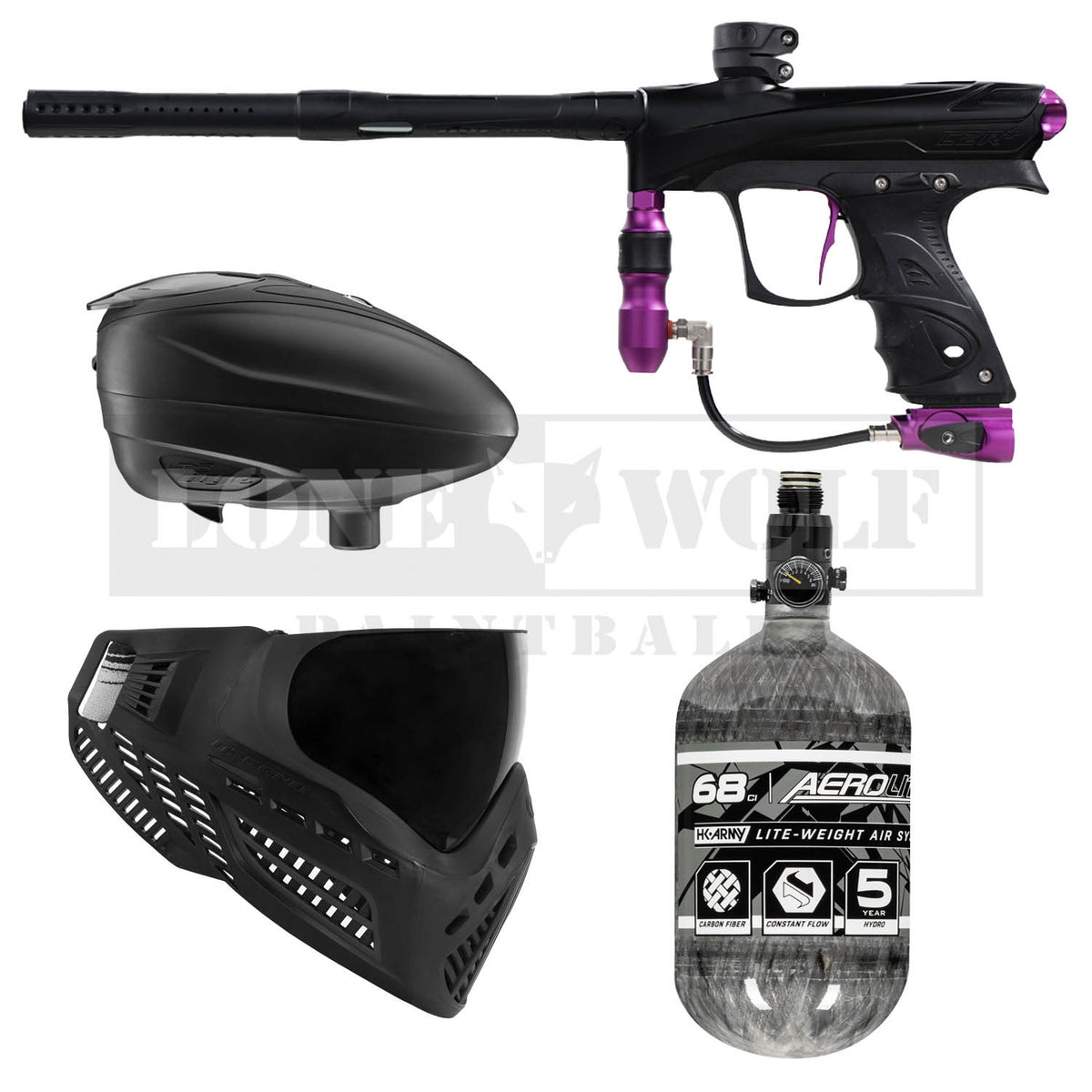 Dye CZR+ Speedball Package – Lone Wolf Paintball