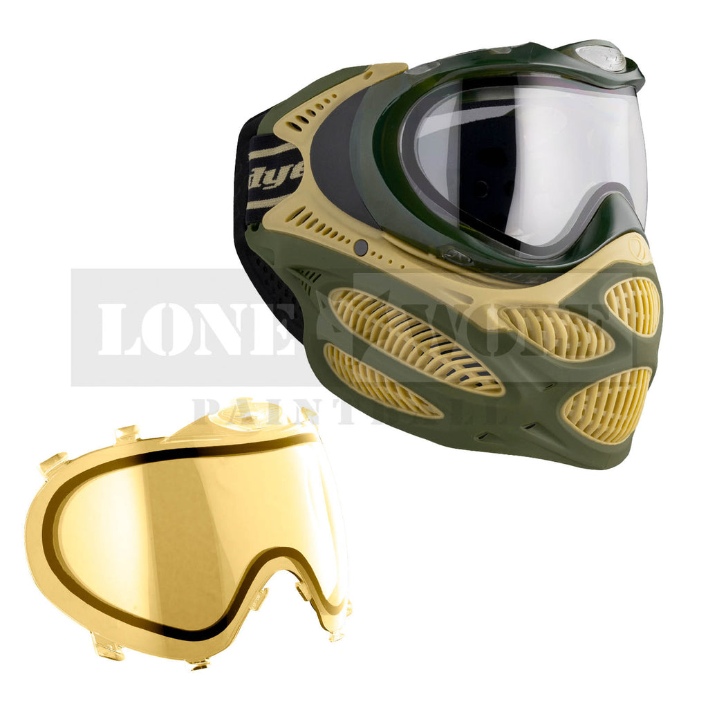 Dye i3 Pro Paintball Goggle - Tac Olive – Lone Wolf Paintball