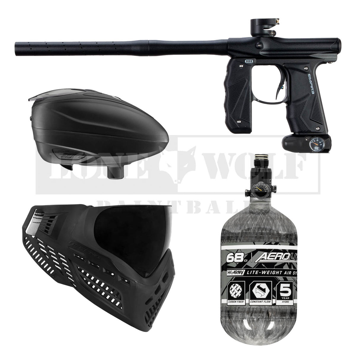 Speedball Army Empire Mini GS Beginner Speedball Package – Lone Wolf Paintball
