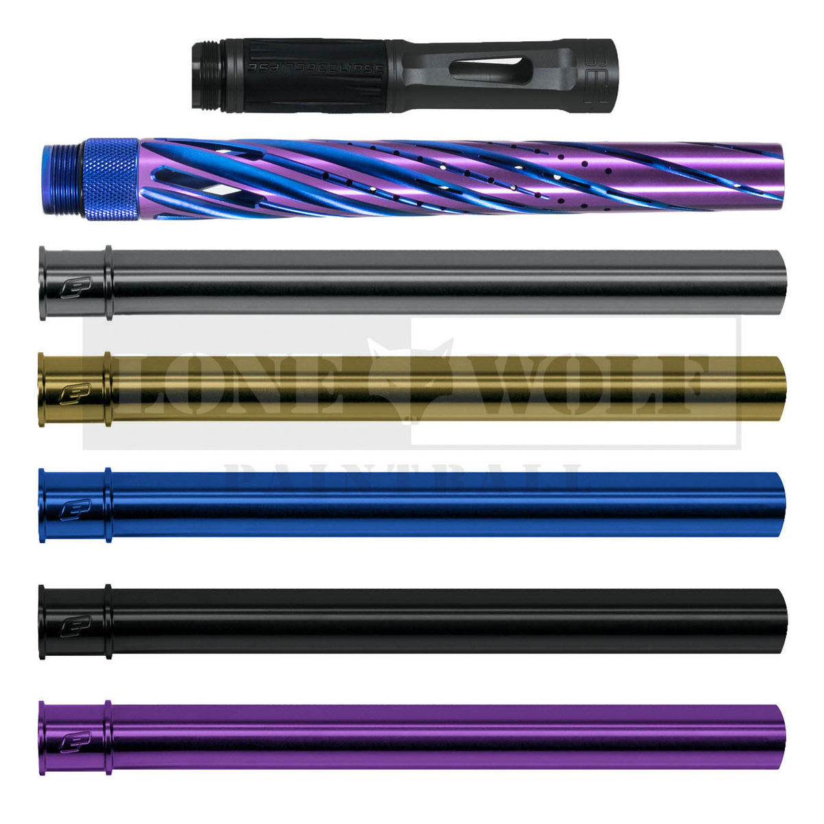 Embout Canon Paintball Embout De Canon HK Army S63 PWR Elite Orbit Neuf - Couleur Argent Poussière/poli LAZR Barrel Kit