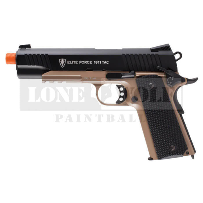 Pistola Airsoft Umarex Elite Force 1911 Tac Gas – Lone Wolf Paintball