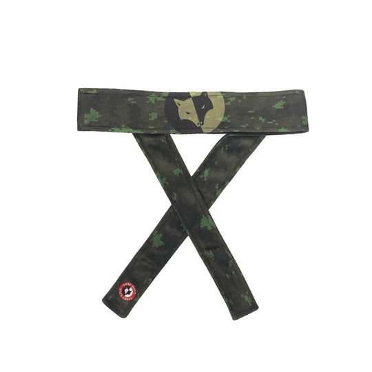 Lone Wolf Headband - Green Digi Camo